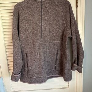 The North Face Zip Up Sweater - Heathered Gray